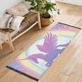thumbnail image 6 of Beautiful Rainbow Unicorn Runner Rug Non-Slip Area Rugs Linen Washable Non Shedding for Kitchen Bedroom Carpet, 6 of 8