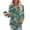 A21_Multicolor, variant on Womens Crew Neck Shirts 3/4 Sleeve Blouses Tunics Top Floral Printed Shirts Fashion 2026 Basic Tops Going Out Outfits Y2K Clothes
