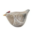 thumbnail image 5 of Melrose Etched Chicken Shelf Sitter Figurines - 5.25" - Set of 6, 5 of 5