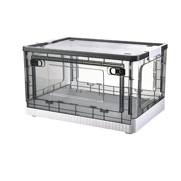 Contenedor para dormitorio, caja de almacenamiento con puertas laterales, caja con ruedas, el mejor contenedor de almacenamiento de su clase