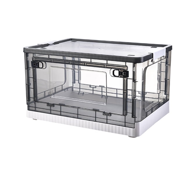 Boxwith Wheel,Caja de almacenamiento Puertas laterales Caja de ropa Contenedor de dormitorio Grado profesional