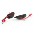 thumbnail image 4 of Universal 8mm 10mm Motorcycle Moto Spider Adjusted Rear View Side Mirrors Red, 4 of 5