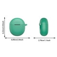 thumbnail image 2 of Silicone Protective Cover Compatible with Pixel Buds 2A Wireless Earbuds Secure Fit Climbing Buckle Design - -Drop Skin Friendly Material, 2 of 3