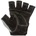 thumbnail image 3 of Contraband Black Label 5150 Mens Pro Leather Fingerless Weight Lifting Gloves - Durable Light - Medium Padded Split Leather Gym Gloves - Perfect Classic Lifting Gloves (Pair) (Gray, Large), 3 of 3