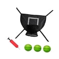 thumbnail image 4 of Juego de aro de baloncesto con trampolín, 3 mini balones de baloncesto y 1 bomba, fácil de instalar Bola verde, 4 of 9