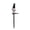 B, variant on Leeye Halloween Skeleton Cat Solar Yard Light, Resin Skull Animal Garden Stake with Auto Dusk-to-Dawn Sensor for Outdoor Patio Lawn, Black 17.72x4.72x3.94in