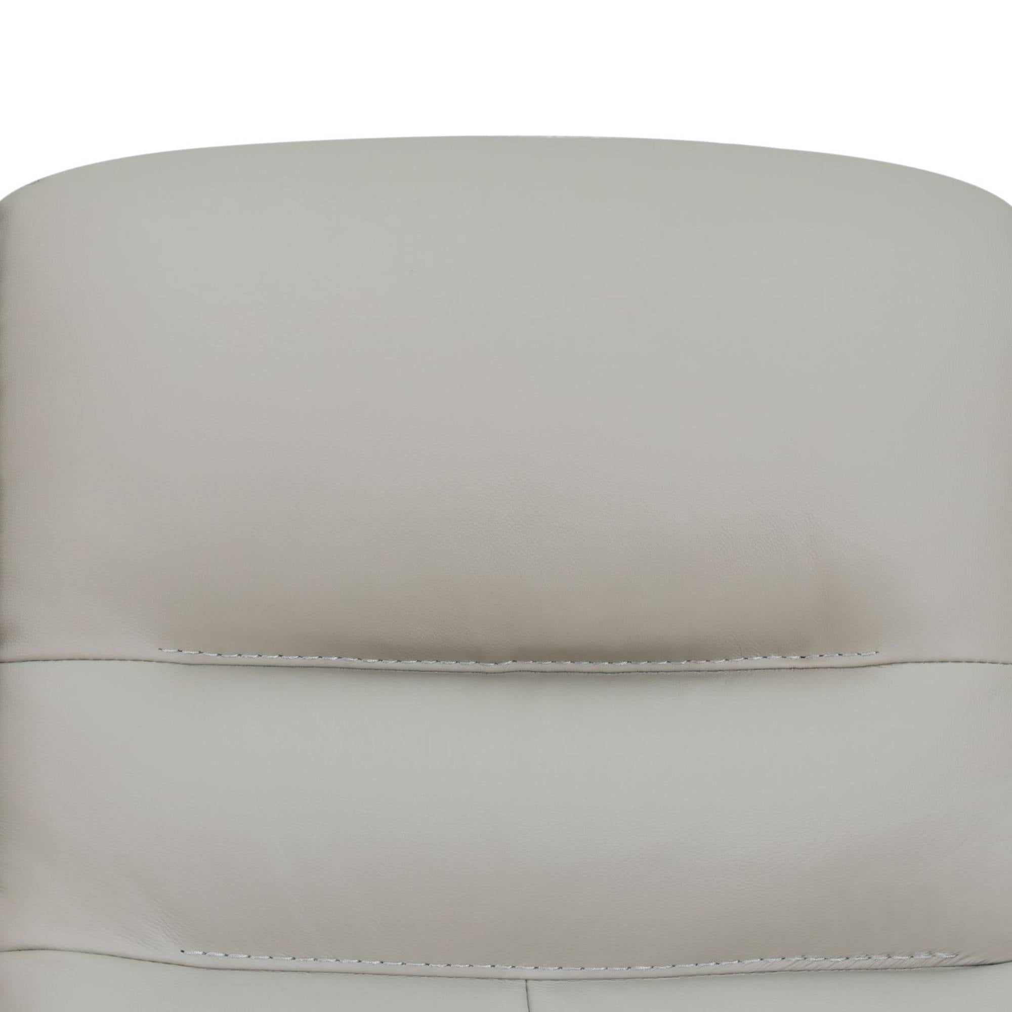 Genuine Leather Power Recliner Sofa Chairs for Adults Electric Power Recliner Sofa Chair for Living Room, Grey