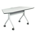 thumbnail image 2 of Safco 2040GRBL Rumba Trapezoid Table - Gray & Black - 29.5 x 60 x 24 in., 2 of 2