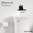 thumbnail image 2 of Soporte para tampones HOTCAN Discreet para baño, madera blanca, 2 of 7