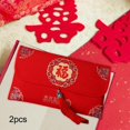 thumbnail image 2 of Lipstore Chinese New Year Cloth Envelopes, Red, 2 Count, 2 of 8