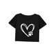 thumbnail image 3 of Camiseta informal con cuello redondo y suave para mujer, para ir de compras, oficina, uso diario S, 3 of 7