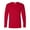 Cherry-Red, variant on Gildan Unisex Softstyle Long Sleeve T-Shirt 100% Ring-Spun Cotton Modern Classic Fit Plain Tee (Black, 2XL)