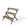 thumbnail image 1 of Vifah Renaissance Eco-friendly Hand-scraped Hardwood Three-Layer Garden Planter Stand, 1 of 5