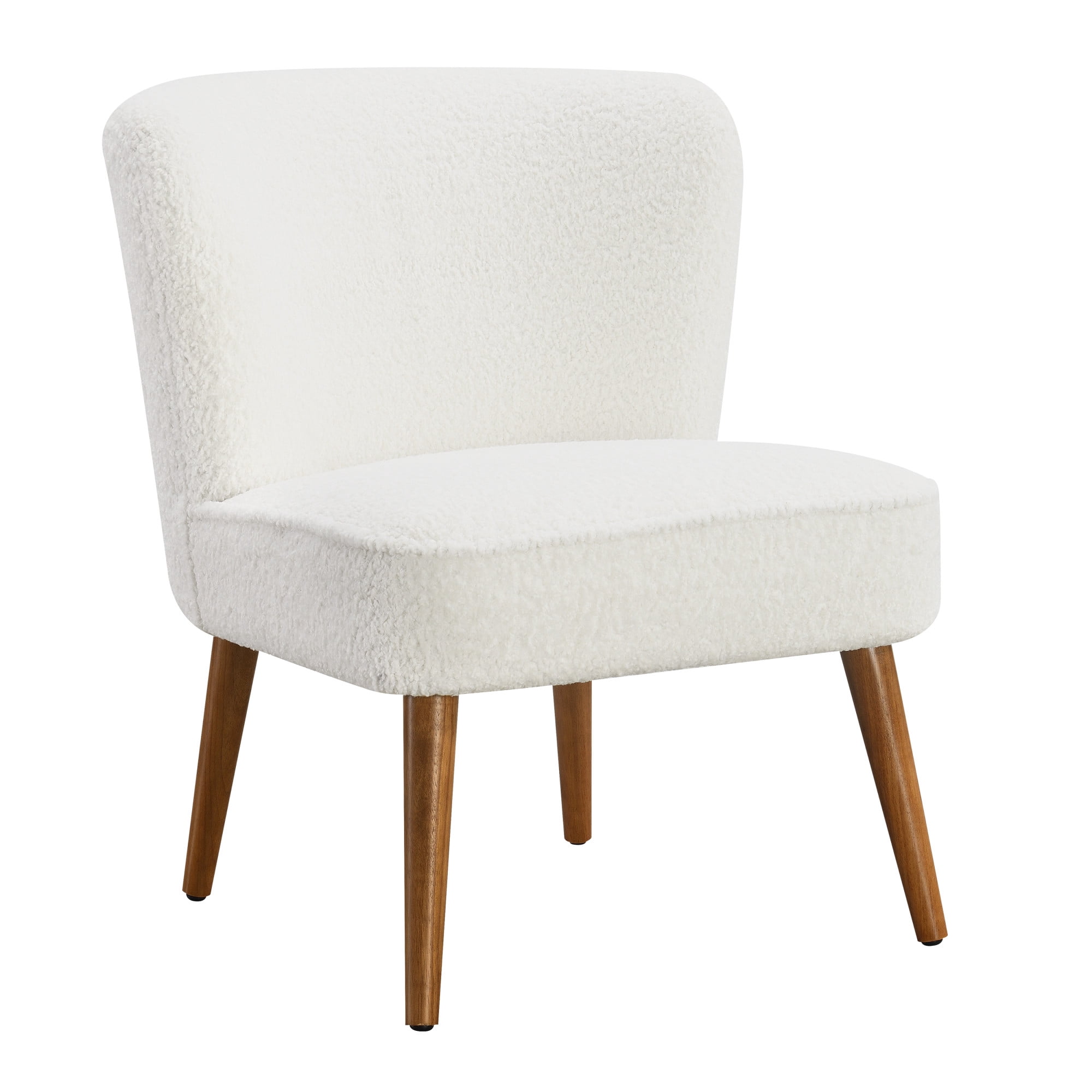 Home&nbsp;Fare&nbsp;Modern&nbsp;Armless&nbsp;Accent&nbsp;or&nbsp;Side&nbsp;Chair&nbsp;White