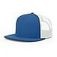 thumbnail image 3 of Richardson Unisex 511 Flatbill Trucker Adjustable Snapback Baseball Cap, Royal/White, One Size Fits Most, 3 of 4