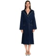 thumbnail image 1 of TowelSelections Women's Robe, Cotton Lined Hooded Terry Bathrobe X-Small/Small Patriot Blue, 1 of 2