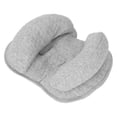 thumbnail image 3 of Baby head and neck support pillow prevents flat head adjustable breathable infant travel pillow gray, 3 of 5
