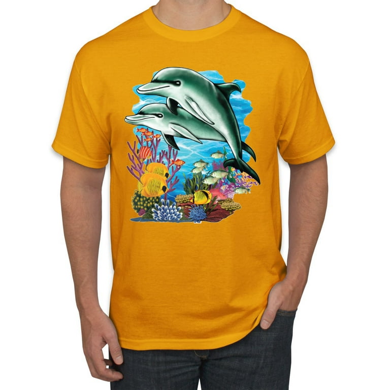 On Sale! Dolphin Dolphins T-Shirt Size 2XL XXL New! Ocean Water