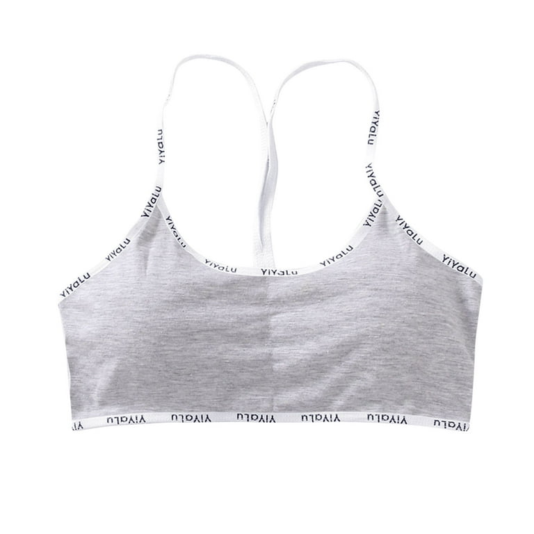 Longline Sport Bra Woman Gym Wear Cotton Boobtube Padded Sleeping Bra Crop  Tank Tops for Women Nanobebe Breast 38Hh Br Grey : : Fashion