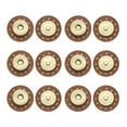 thumbnail image 1 of Uxcell 6 Pcs Botones de Presión de Cuero, Cierres Magnéticos para Bolsos DIY, Accesorios de Ropa, Redondos Marrón Claro, 1 of 6