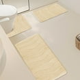 thumbnail image 6 of Kezqiaxn Bath Mat Set Bathroom Rugs Non-Slip Bath Mat Toilet Rugs U Shaped Toilet Mats Doormat Household Carpet Absorbent Bathroom Mats Quick Dry Beige, 6 of 8