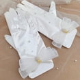 thumbnail image 4 of Clips para Zapatos de Cristal con Diamantes de Imitación para Mujer, Botas de Boda, , Joyería, Decoración , Blanco, Talla única Salvador Guantes de muñeca cortos, 4 of 9