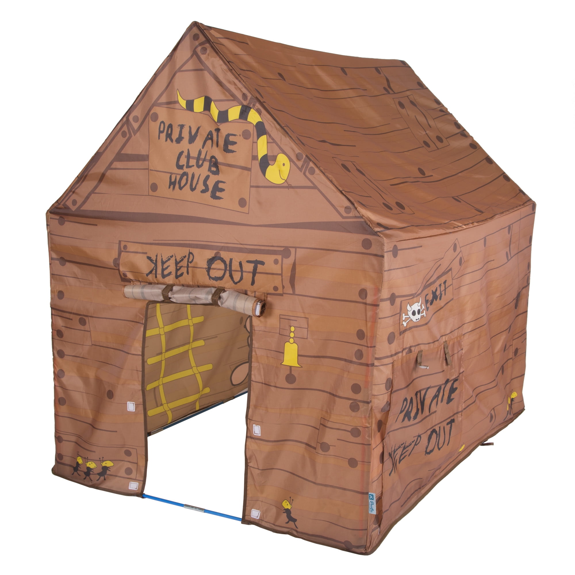 Pacific Play Tents Clubhouse Tent, Brown, Child