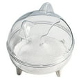 thumbnail image 5 of Small Animals Hamster Bathtub Clear Sand Bath Container Featuring Anti Spill for Sand Bath Explore World of Quiet, 5 of 8