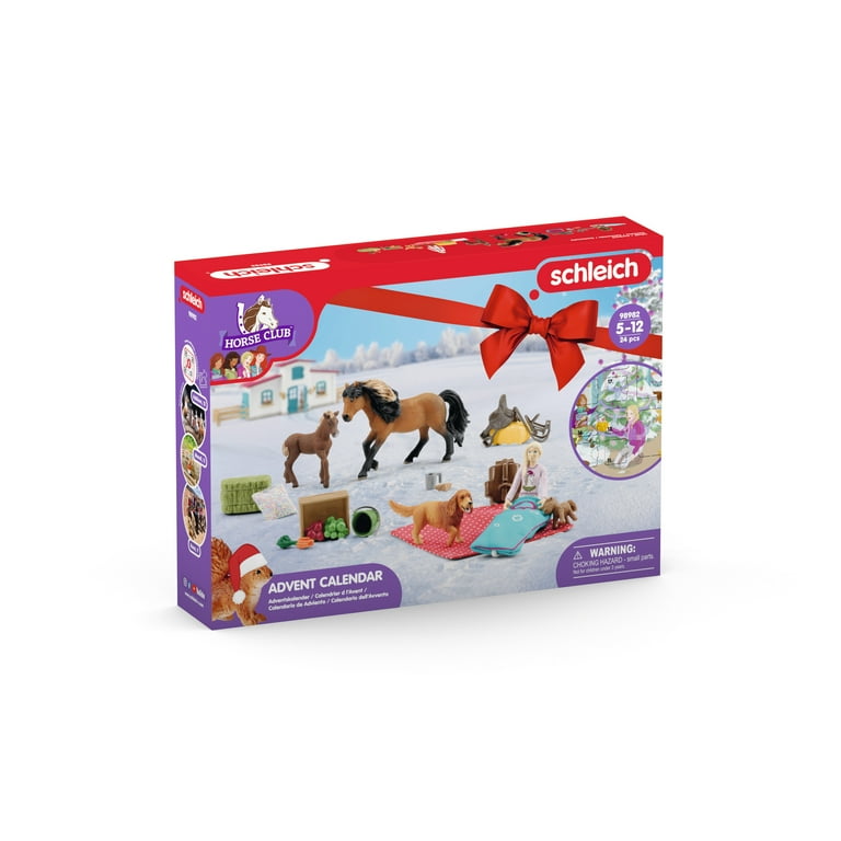 schleich HORSE CLUB アドベントカレンダー Schleich, Advent Calendar Horse Club 2023 - Walmart.com
