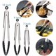 thumbnail image 2 of Pinzas para cocinar, pinzas de cocina con puntas de silicona, pinzas de bloqueo resistentes al calor, resistentes, grandes agarres, juego de 7, 9, 12 pulgadas oso de fresa Hogar, 2 of 5
