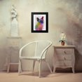 thumbnail image 4 of Fab Funky 15x18 Black Modern Framed Museum Art Print Titled - Rainbow Splash Cat 2, 4 of 5
