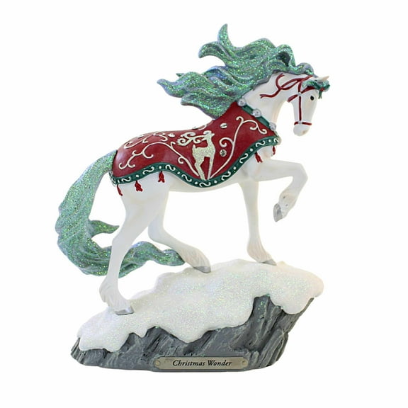 Trail of Painted Ponies Christmas Wonder Figurine 9in H