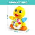 thumbnail image 5 of SYNCFUN Musical Toys for Toddlers 1 2 3 Year Old, Dancing Walking Duck Toy with Music and Lights, Learning Toy for Baby Kids, 5 of 8