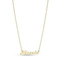 thumbnail image 3 of SuperJeweler Micaela Nameplate Necklace in Gold, 16 inches All Names Available for Women, 3 of 3
