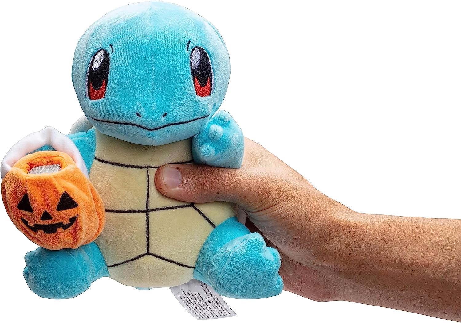 Pokemon Halloween 8" Squirtle Plush with Pumpkin Bag Accessory - 2024 Limited Edition - Officially Licensed - Soft Cute Seasonal Stuffed Animal Toy - Gift for Kids, Boys, & Girls