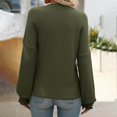thumbnail image 6 of Posijego Long Sleeve Shirts for Women Crew Neck Knit Lightweight Pullover Shirts Fall Tunic Tops with Leggings, 6 of 6