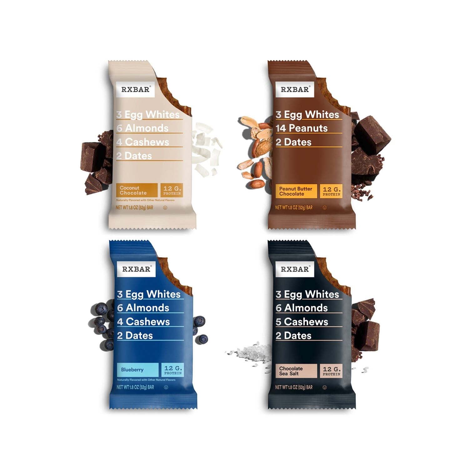 RXBAR, Variety Pack Protein Bars, 10 Count