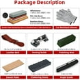 thumbnail image 3 of Whetstone Knife Sharpening Stone Kit, Whetstone Knife Sharpener 400/1000 and 3000/8000-Grit Safe Knife Sharpener Set,Wet Stones for Sharpening Knives for Chef, Kitchen and Hunting Knife Sharpener, 3 of 7
