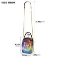 thumbnail image 2 of ALAZA Chain Crossbody Bags for Women Unicorn Running on Rainbow Shoulder Handbag Phone Purse, 2 of 5