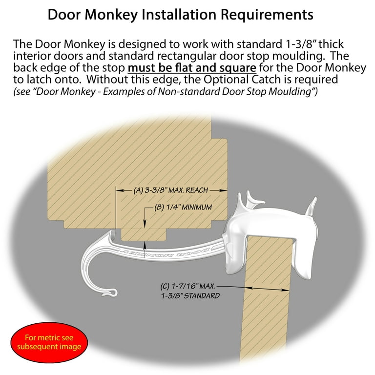 DOOR MONKEY Door Lock Pinch Guard Safety Door Lock For Kids Baby