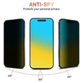 thumbnail image 4 of Mica Vidrio Privacidad MYBAT para iPhone 16 PRO Protectora de pantalla, 4 of 7