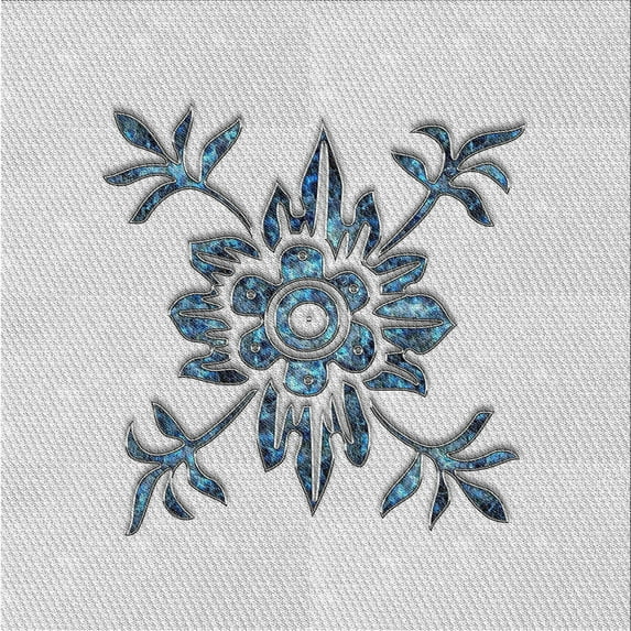 Ahgly Company Indoor Square Patterned Silver Gray Novelty Area Rugs, 4' Square