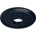 thumbnail image 3 of Ekena Millwork 13 7/8"OD x 3 3/4"ID x 1 1/4"P Tirana Ceiling Medallion (Fits Canopies up to 4 3/4"), Hand-Painted Midnight Dream, 3 of 6