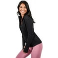 thumbnail image 3 of 90 Degree By Reflex Women s Lightweight, Full Zip Running Track Jacket, 3 of 7