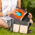 thumbnail image 5 of FORMRS 1-Subject Spiral Notebook 8" x 5" College Ruled 60 Refillable Sheet A5 Hard Cover, 2 Pack, Orange Circle, 5 of 7
