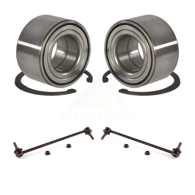 Transit Auto Front Wheel Bearing and Suspension Link Kit for Car Ford Escape Mazda Tribute Mercury Mariner - Left Right Side (Driver Passenger) K7T-100961