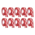 thumbnail image 1 of Cinta lateral de tenis de mesa de 18" para proteger los bordes de goma y hoja, paquete de 10 en rojo, 1 of 6