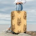 thumbnail image 7 of Hirioo German Shepherd Dog for Elasticity Suitcase Cover (No luggage Included) Durable Luggage Protector Fits 18-32 Inch Luggage-Small, 7 of 7