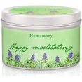 thumbnail image 1 of Velas de soja para el hogar, velas aromáticas de sal marina y salvia para la limpieza energética del hogar, velas de soja naturales no tóxicas con aceites esenciales, velas de aromaterapia para aliviar el estrés, vela de verano de 6 oz 4. Aroma elegante y relajante de salvia y fresia, 1 of 5