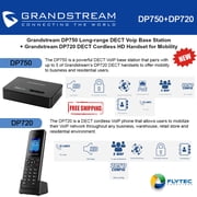 Grandstream DP750 Long-range DECT Base Station + DP720 DECT Cordless HD Handset